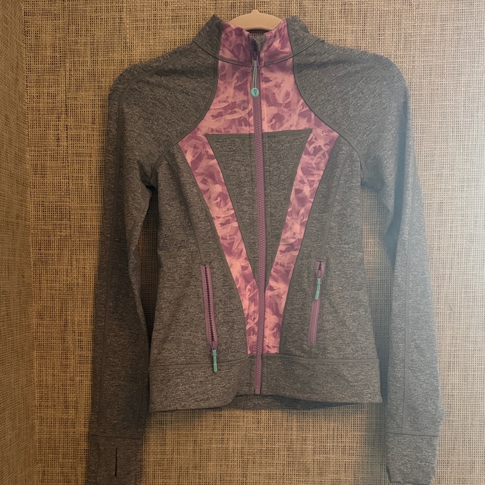 Lululemon Athletica Gray and Purple Kids Ski Jacket